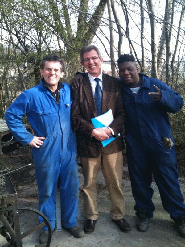 bezoek van de burgemeester